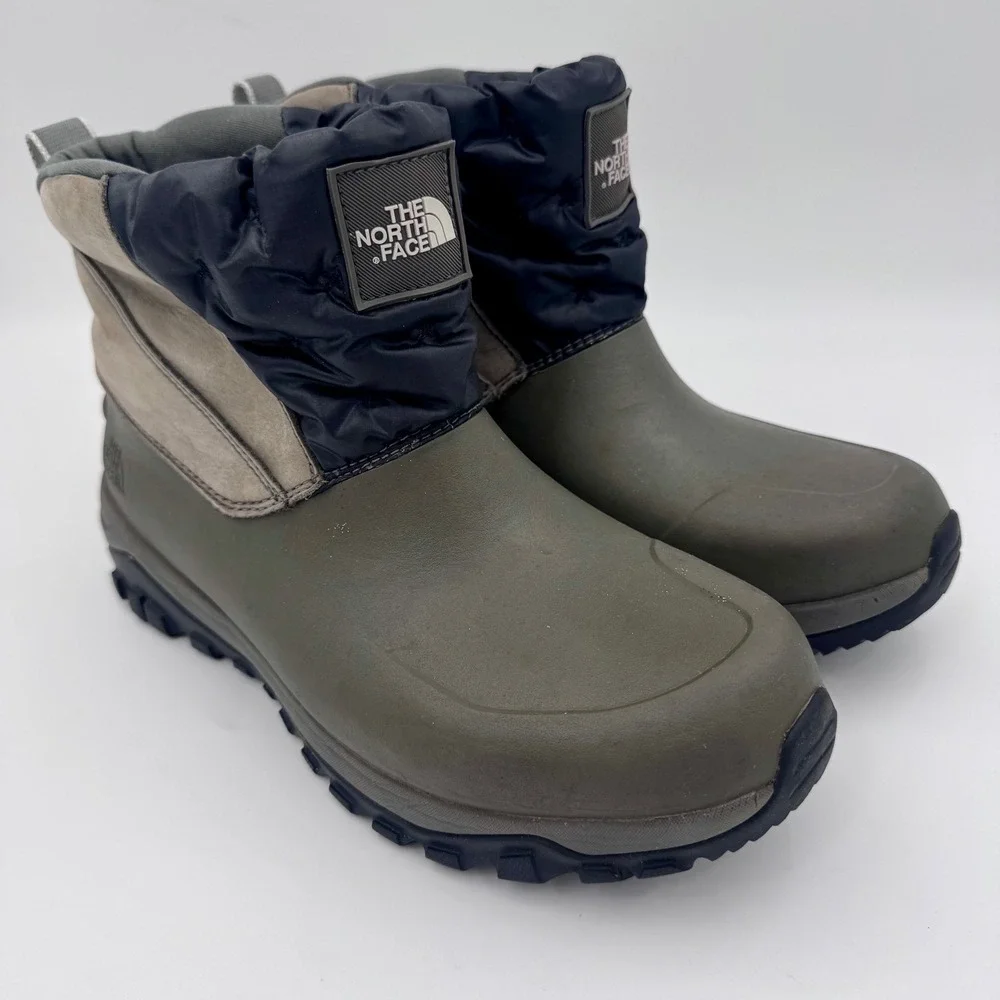 The North Face‎ Yukiona Ankle ThermoBall Waterproof Boots Olive Green Womens 10